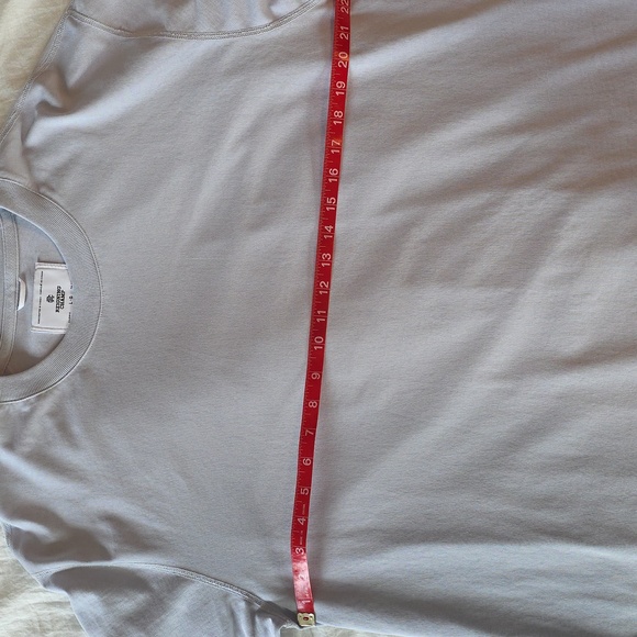 Reigning Champ - Midweight Jersey Long Sleeve - Ice Blue - Large - Picture 4 of 6